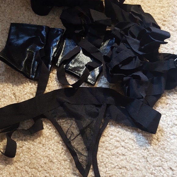 Intimates Sleepwear Sexy Bodysuit Babydoll Set Lingerie Underwear